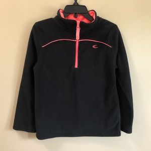 Carter’s Black 1/2-Zip Fleece Pullover